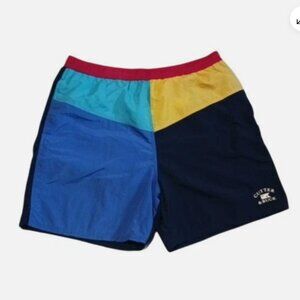 Cutter Buck Mens Swim Shorts XLT Colorblock Vintage 90s Mesh Lined